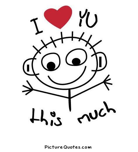 cute i love you this much quotes