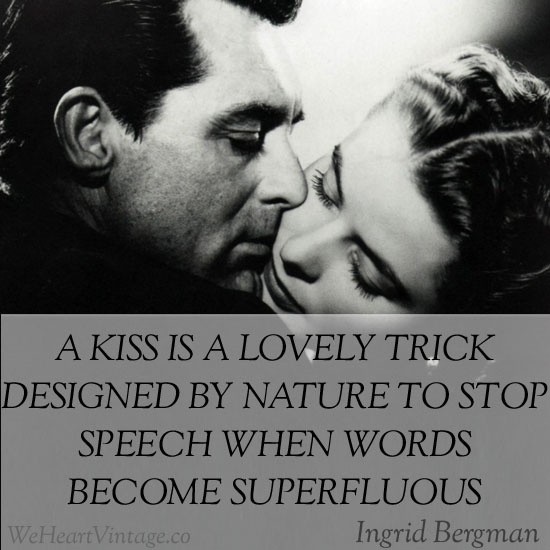 A kiss is a lovely trick designed by nature to stop speech when words become superfluous Picture Quote #2