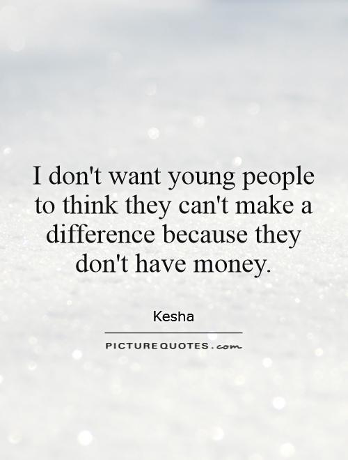 money makes a difference