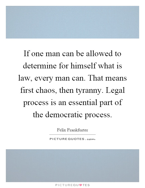 What is the democratic process?