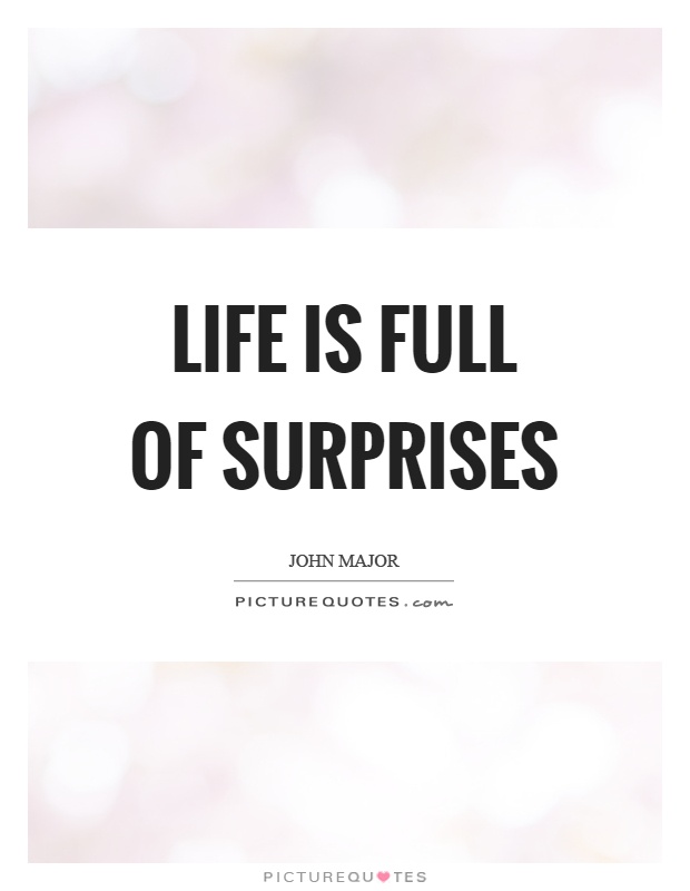 Life Has Full Of Surprises Quotes