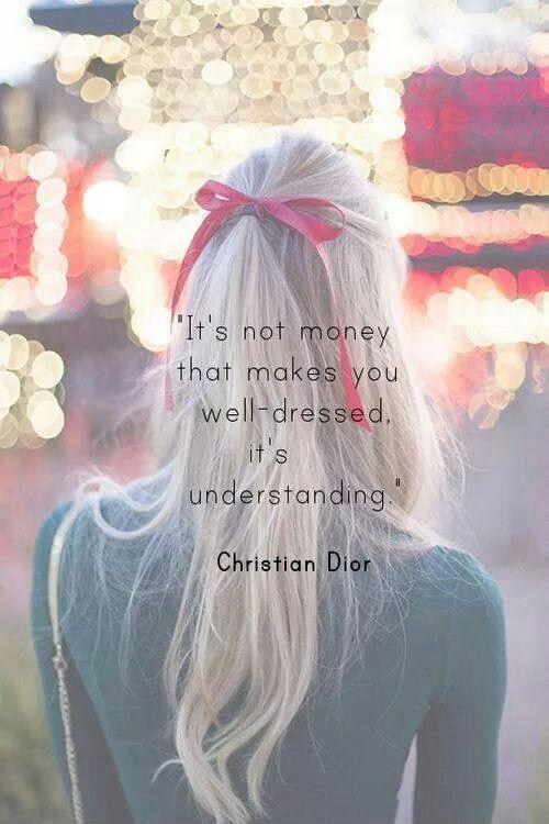 It's not money that makes you well dressed, it's understanding Picture Quote #1