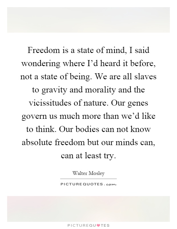 Aktiv kind Haiku Freedom is a state of mind, I said wondering where I'd heard it... |  Picture Quotes