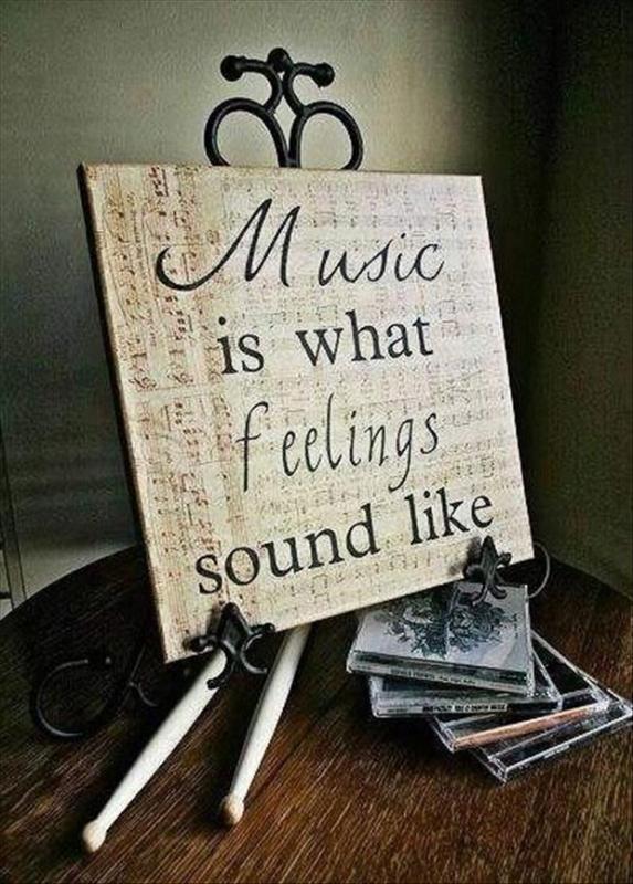 Music is what feelings sound like Picture Quote #2