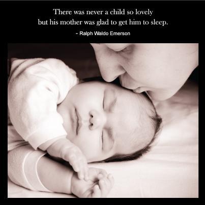 There was never a child so lovely but his mother was glad to get him to sleep Picture Quote #1
