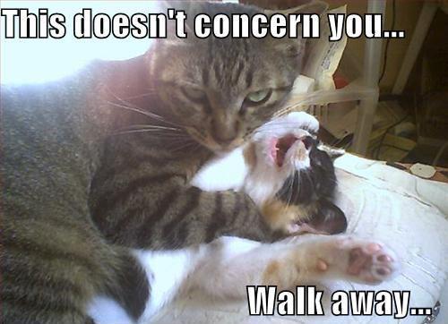 This doesn't concern you, walk away Picture Quote #1