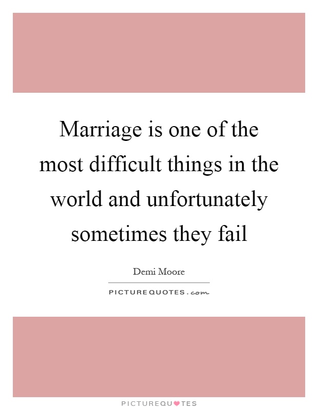 Difficult Marriage Quotes & Sayings | Difficult Marriage Picture Quotes