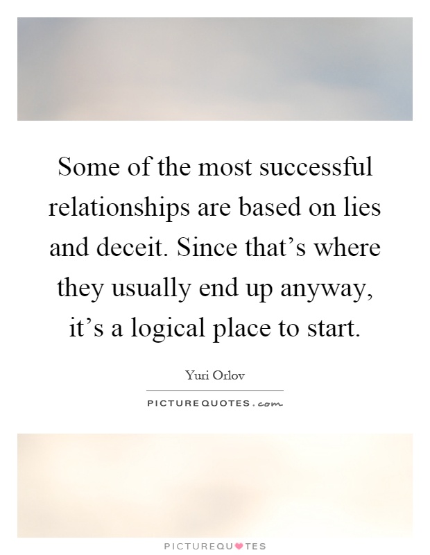 Relationships quotes lies