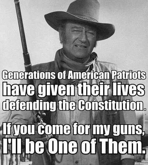Generations of American patriots have given their lives defending the constitution. If you come for my guns, I'll be one of them Picture Quote #1
