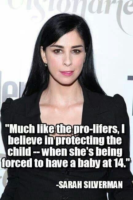 Much like the pro-lifers, I believe in protecting the child - when she's being forced to have a baby at 14 Picture Quote #1