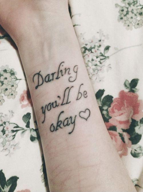 Darling, you'll be okay Picture Quote #1