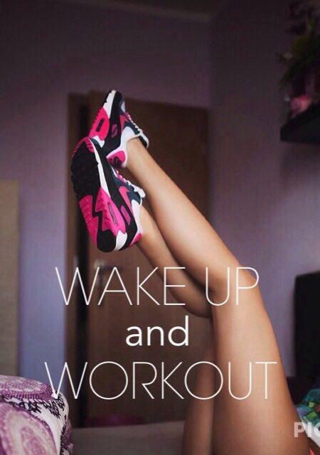 Wake up and work out Picture Quote #1