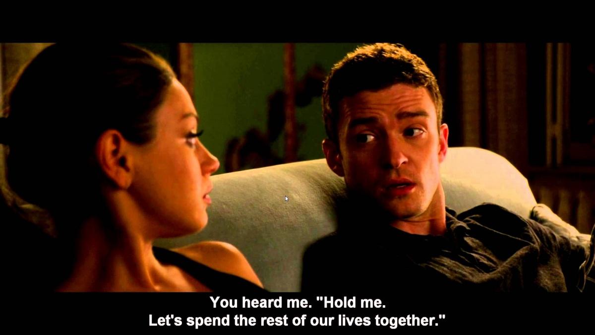 You heard me. “Hold me, let’s spend the rest of our lives together” Picture Quote #1