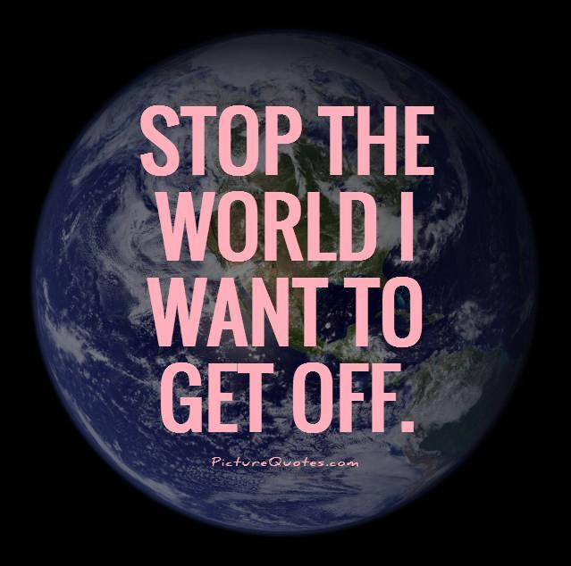 Stop The World by Sherry Mayes