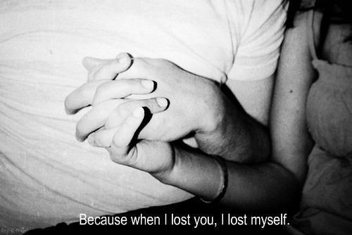 Because when i lost you, i found myself Picture Quote #1