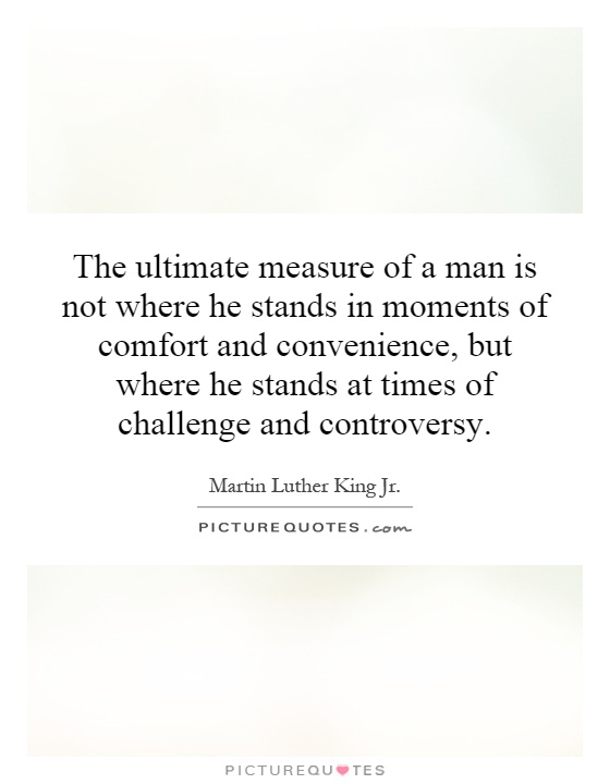 the true measure of a man martin luther king