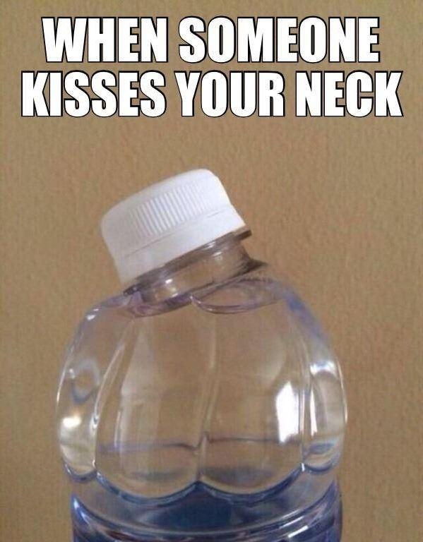 When someone kisses your neck Picture Quote #1