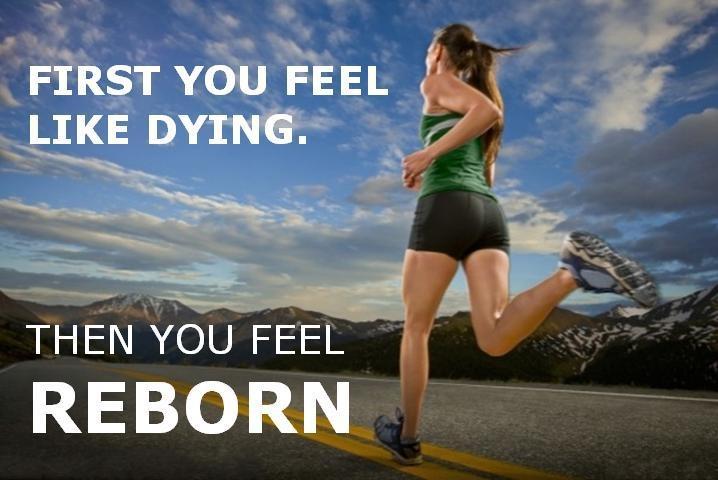 First you feel like dying. Then you feel reborn Picture Quote #1