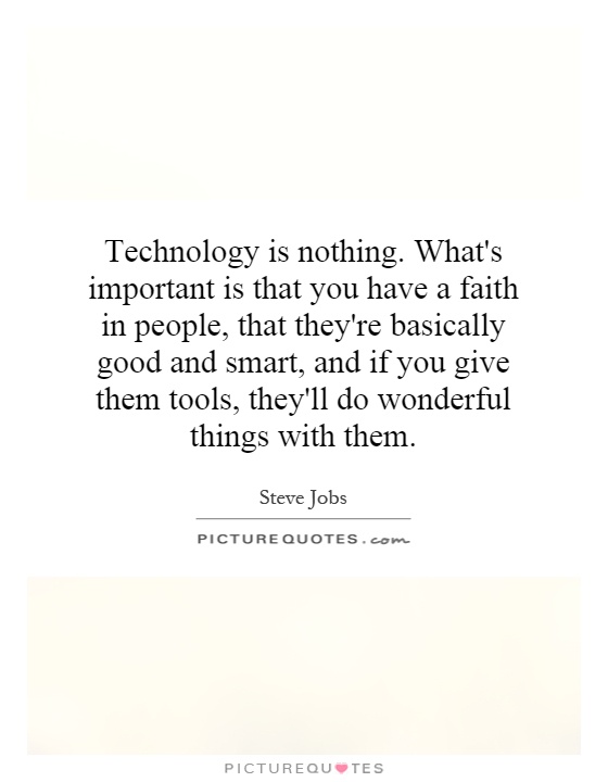Why is technology important to society?