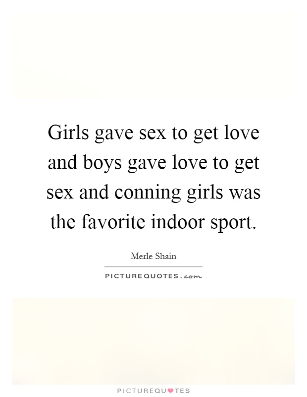 Girls Love Sex