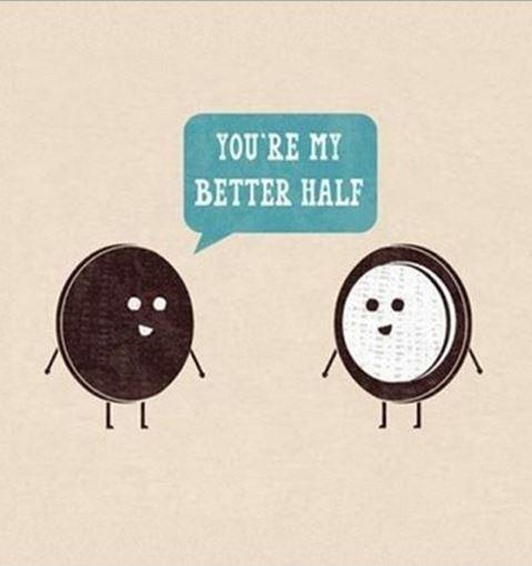 You're my better half Picture Quote #1