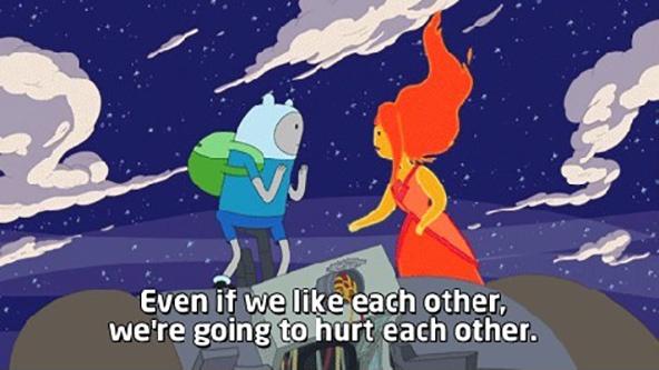 Even if we like each other, we’re going to hurt each other Picture Quote #1