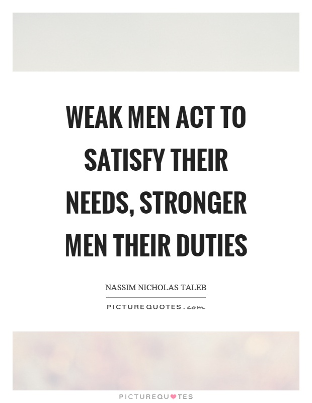 weak man quotes