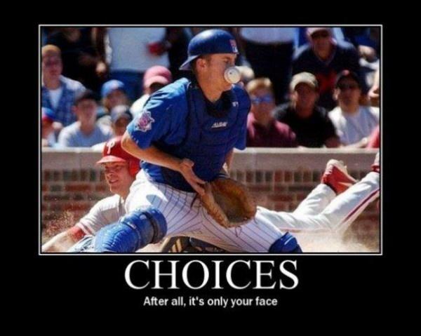 Choices. After all, it's only your face | Picture Quotes