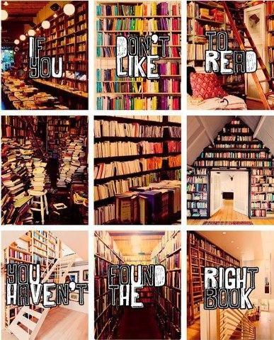 If you don't like to read you haven't found the right book Picture Quote #2