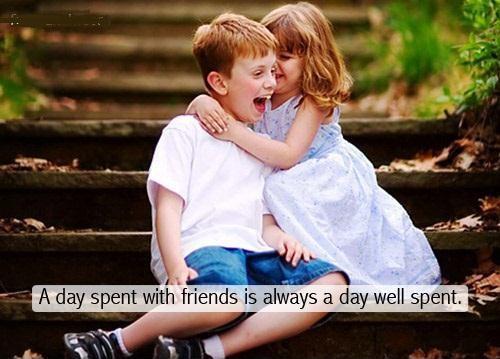 A day spent with friends is always a day well spent Picture Quote #1