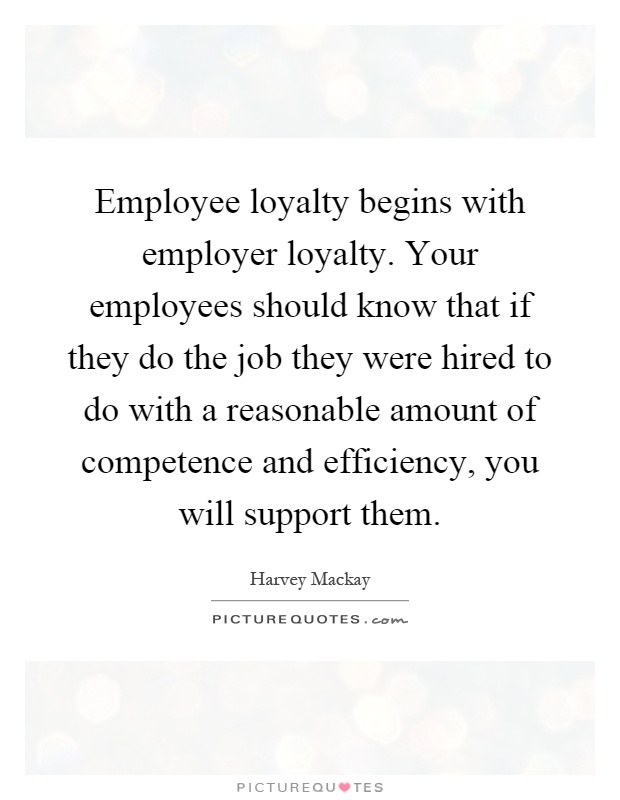 work loyalty quotes