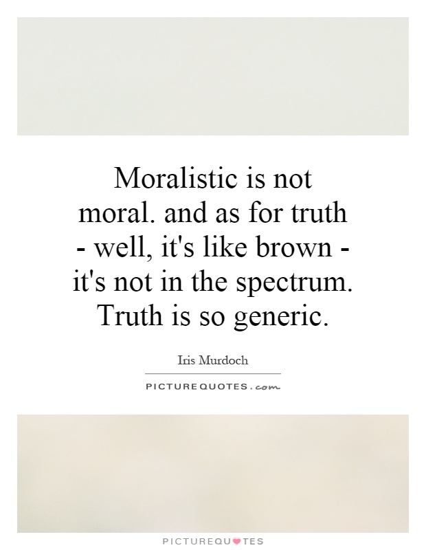 moralistic