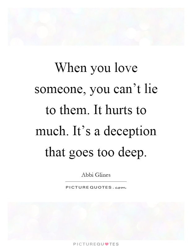 the love deception