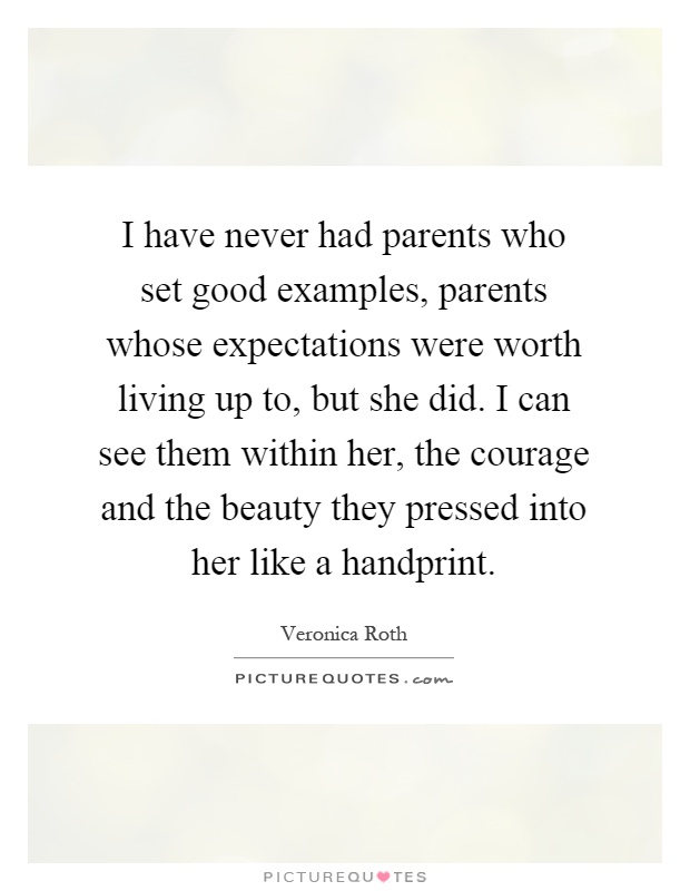 quotes about expectations and parenting