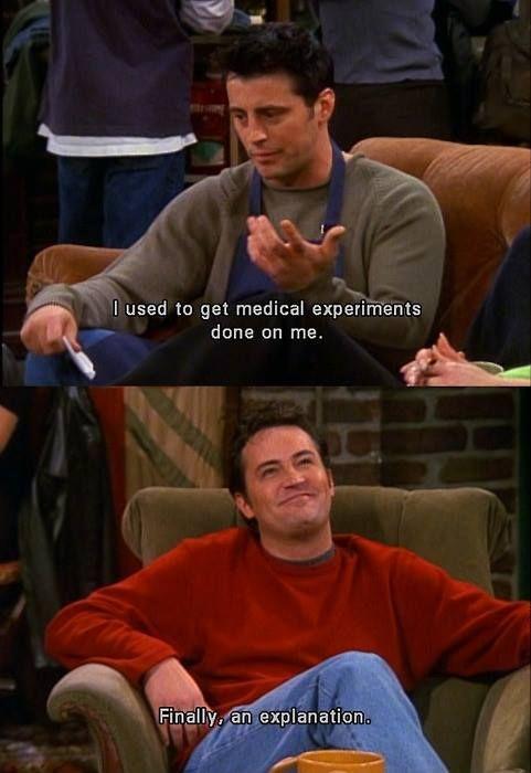I used to get medical experiments done on me. Finally, an explanation Picture Quote #1