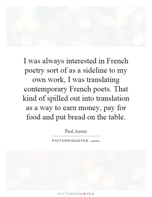 Food In French Quotes & Sayings | Food In French Picture ...