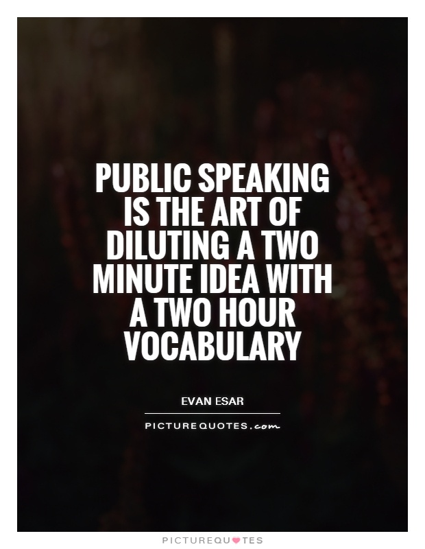 Public Speaking Quote