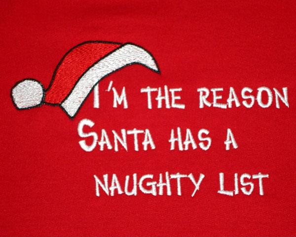 I'm the reason Santa has a naughty list | Picture Quotes