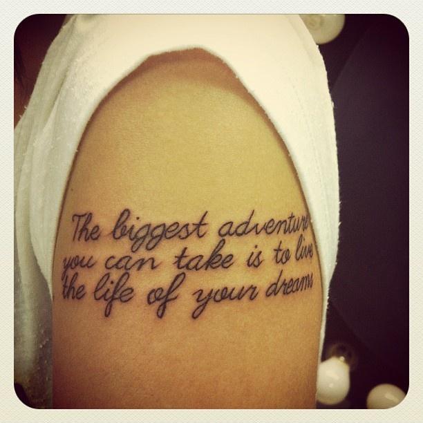 The biggest adventure you can take is to live the life of your dreams Picture Quote #2