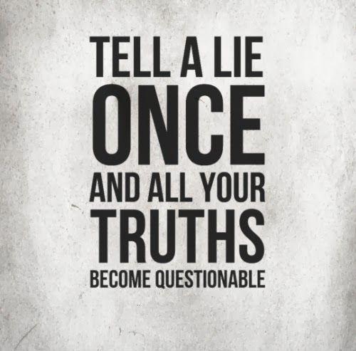 Lies sayings and lying about What Does