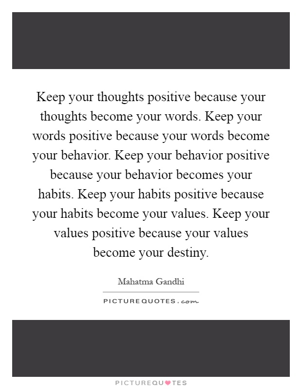 gandhi positive thoughts