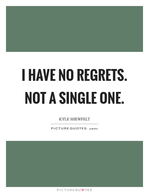 Regrets Quotes.