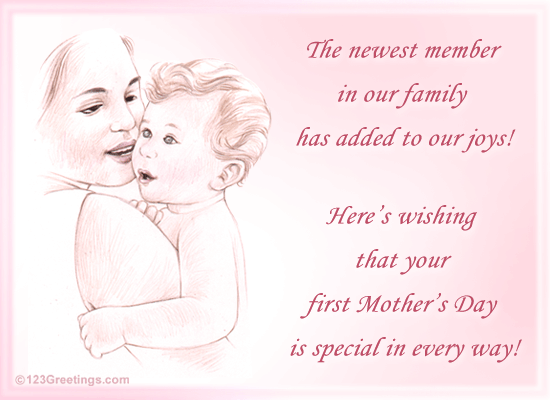 First Time Mothers Day Quote 2 Picture Quote #1