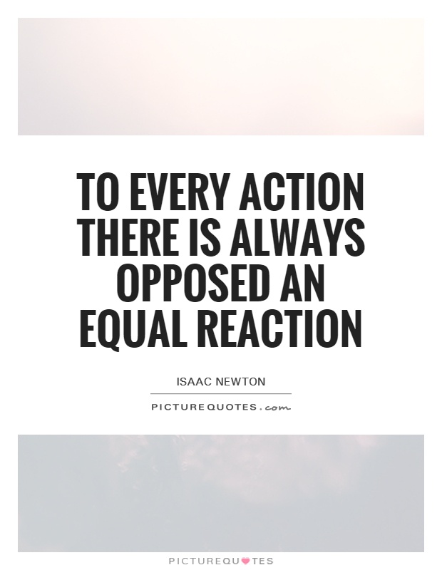 For Every Action Quote / Every Action Thought Gary Zukav Quote Blogger