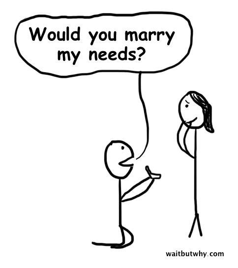 Would you marry my needs Picture Quote #1