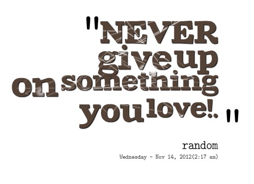 Never Give Up On Love Quote 2 Picture Quote #1
