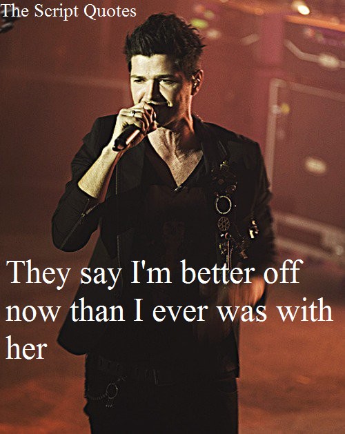 Super Heroes The Script Lyric Quote 3 Picture Quote #1