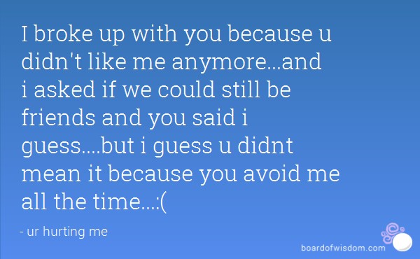 Broke Up Quote 3 Picture Quote #1