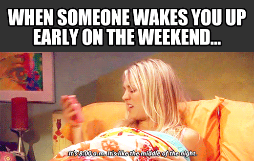 Funny Quote About Waking Up Early 1 Picture Quote #1