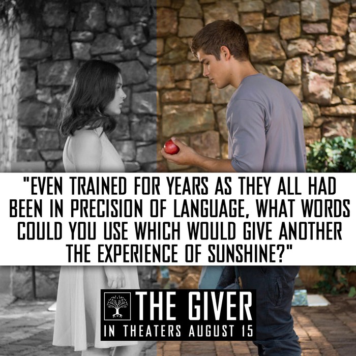 The Giver Movie Quotes.